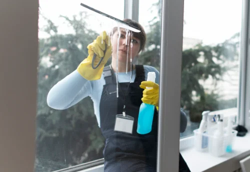 Nettoyage de vitres intérieures et extérieures à Villevallier